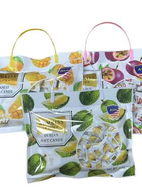 马来西亚风味ADM软糖芒果榴莲百香果巧克力椰子味软糕手提礼袋
