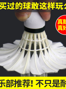 voidbiov羽毛球粉六号鹅毛N6软木耐打级不烂王室内外训练比赛亚7