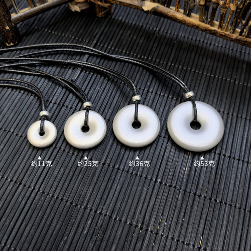 纯银平安扣吊坠实心男女款足银999挂件本命年生日礼物可刻字项坠