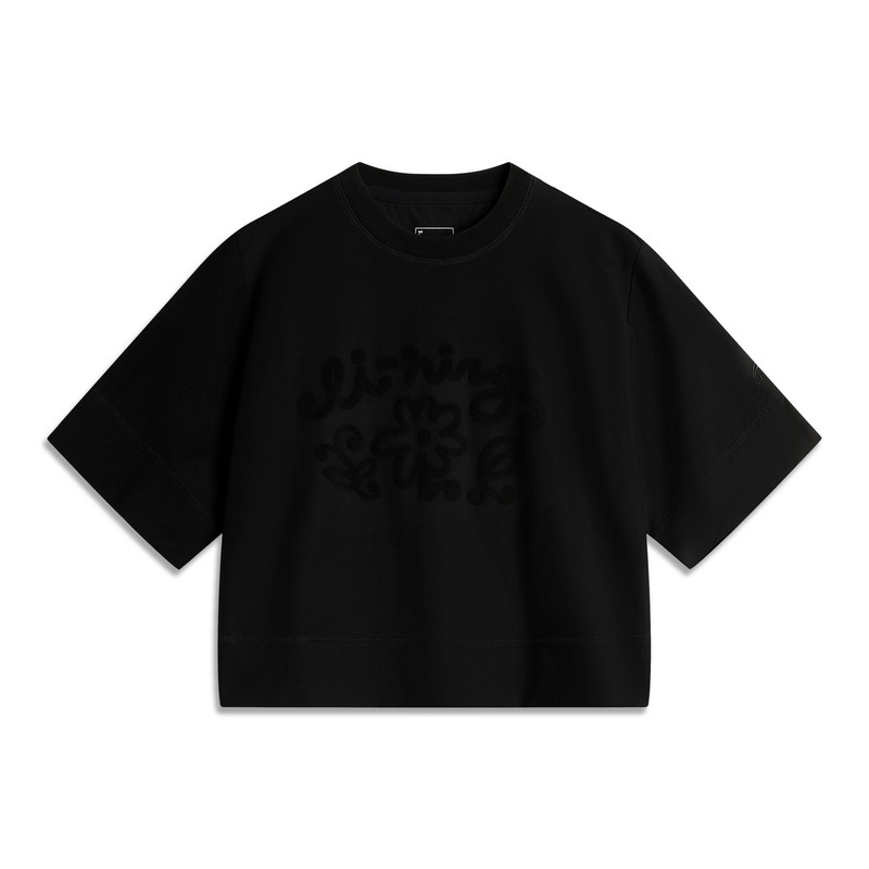 李宁正品新款女子夏季简约轻盈透气短款潮流短袖T恤AHSU312,运动服/休闲服装,运动T恤,淘宝优惠券,粉丝福利购,淘宝优惠卷