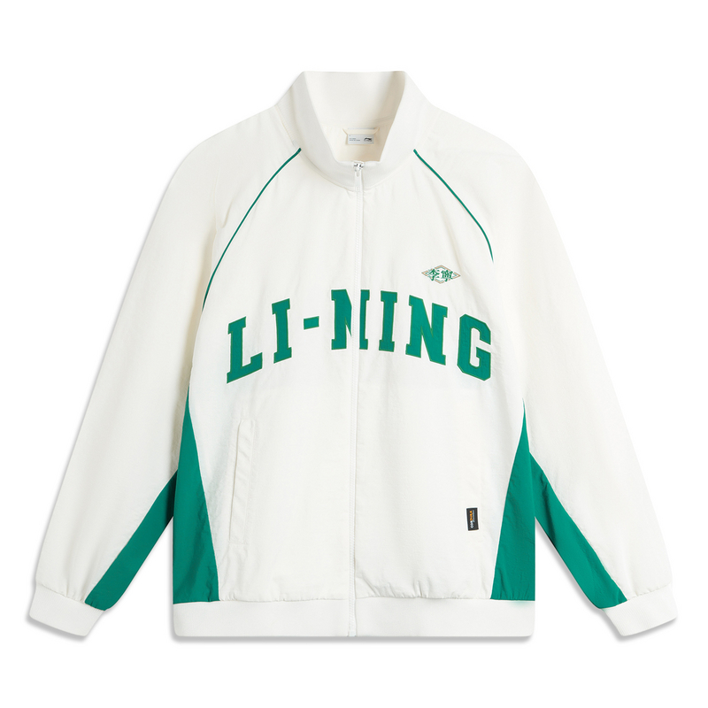 李宁运动潮流系列男女运动风衣宽松型防泼水外套AFDU843-B品