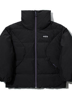 中国李宁系列羽绒服女简约休闲宽松鸭绒保暖短羽绒服AYMU548-B品