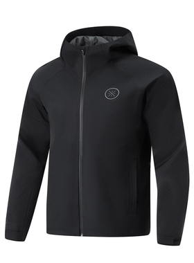 李宁风衣男女款春季韦德系列时尚舒适透气常规运动风衣AFDU011B品