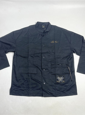 李宁男子运动潮流系列中长款休闲外套时尚宽松型运动上衣AFDR987