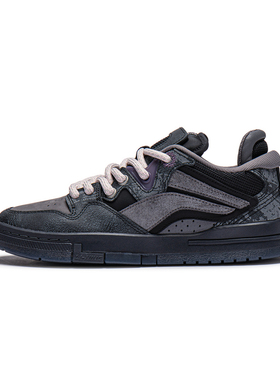 李宁女秋冬季轻便时尚休闲鞋舒适百搭防滑低帮运动鞋AECT066