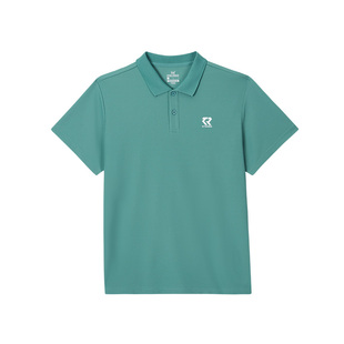 361度短袖夏季男款综训系列舒适简约透气常规翻领短T恤652124125-