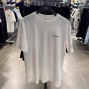 李宁短袖春男款韦德系列时尚舒适透气常规短袖文化衫AHSU611-