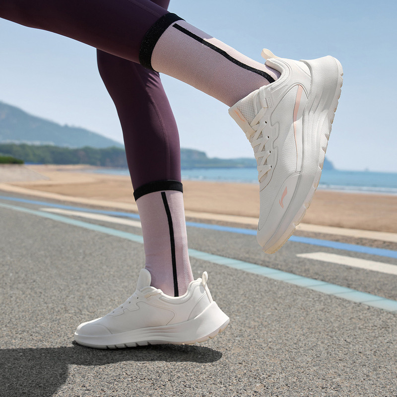 李宁跑步鞋轻羽女网面舒适软底透气稳定缓震轻盈跑鞋ARSU054-B品,运动鞋new,运动休闲鞋,淘宝优惠券,粉丝福利购,淘宝优惠卷