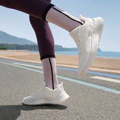 李宁跑步鞋轻羽女网面舒适软底透气稳定缓震轻盈跑鞋ARSU054-B品