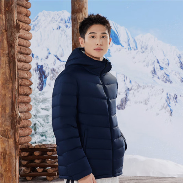 361&deg;羽绒服男款超轻羽绒服防风男士短款保暖连帽男外套652344311