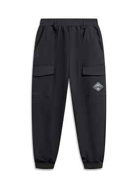 LI-NING/李宁男女同款韦德系列潮流舒适百搭休闲长裤AKXT773--B品