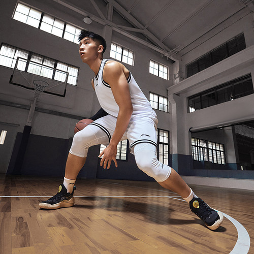 李宁男款篮球系列舒适时尚透气运动休闲比赛服套装AATT001