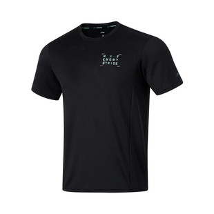 T恤ATSU575 跑步系列透气简约常规圆领短袖 B品 T恤男夏季 李宁短袖