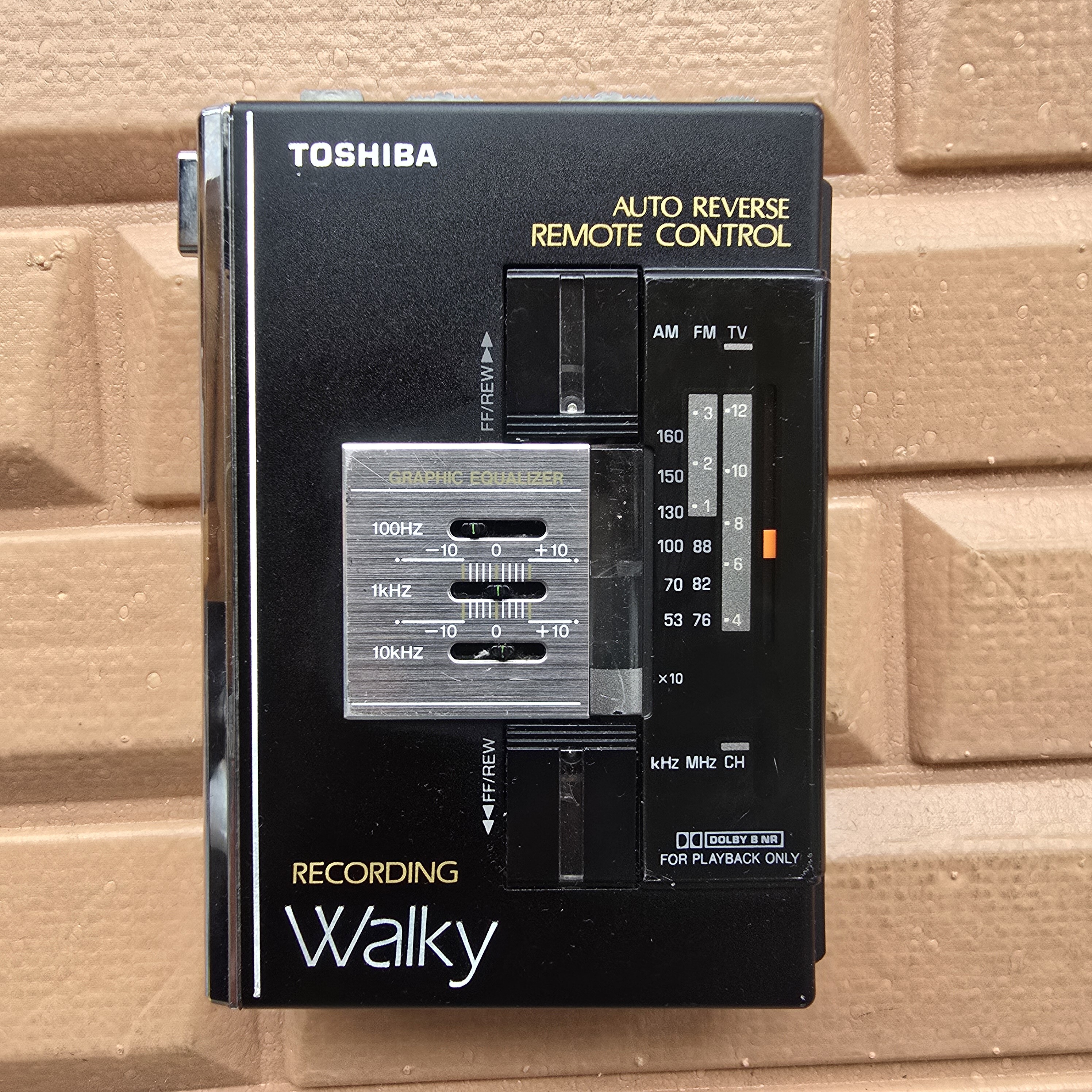 东芝高音质旗舰收录放磁带机立体声收音机v890经典怀旧款自动翻面