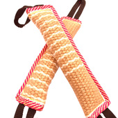 狗咬棒训练棒叼咬麻布咬棒训犬用品训狗咬黄麻合力马犬德牧耐麻棒