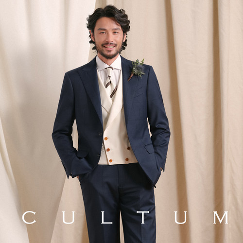 澳洲羊毛半麻衬婚礼西服套装