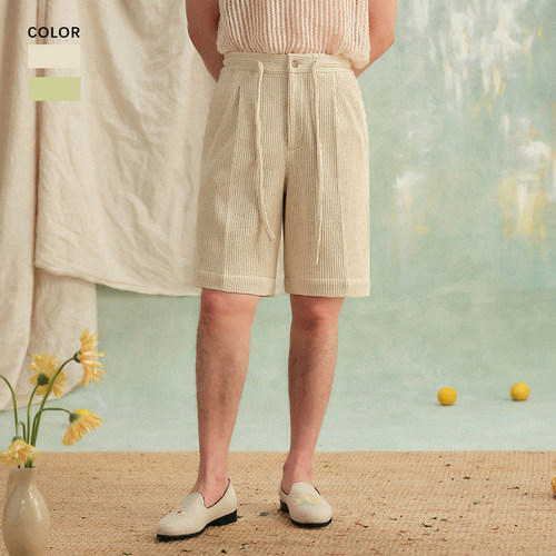 亲肤透气慵懒度假风短裤