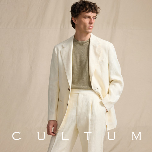 CULTUM春夏重磅亚麻单排多色西服