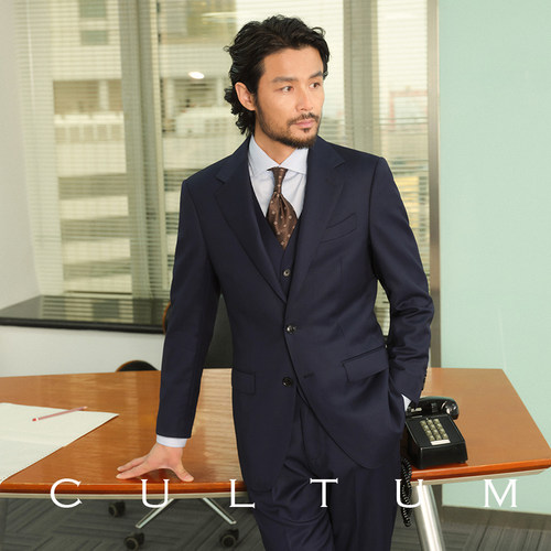 70%澳洲羊毛半麻衬西服套装