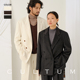 男休闲加厚西装 CULTUM双排人字纹西服套装 男女同款 精纺羊毛