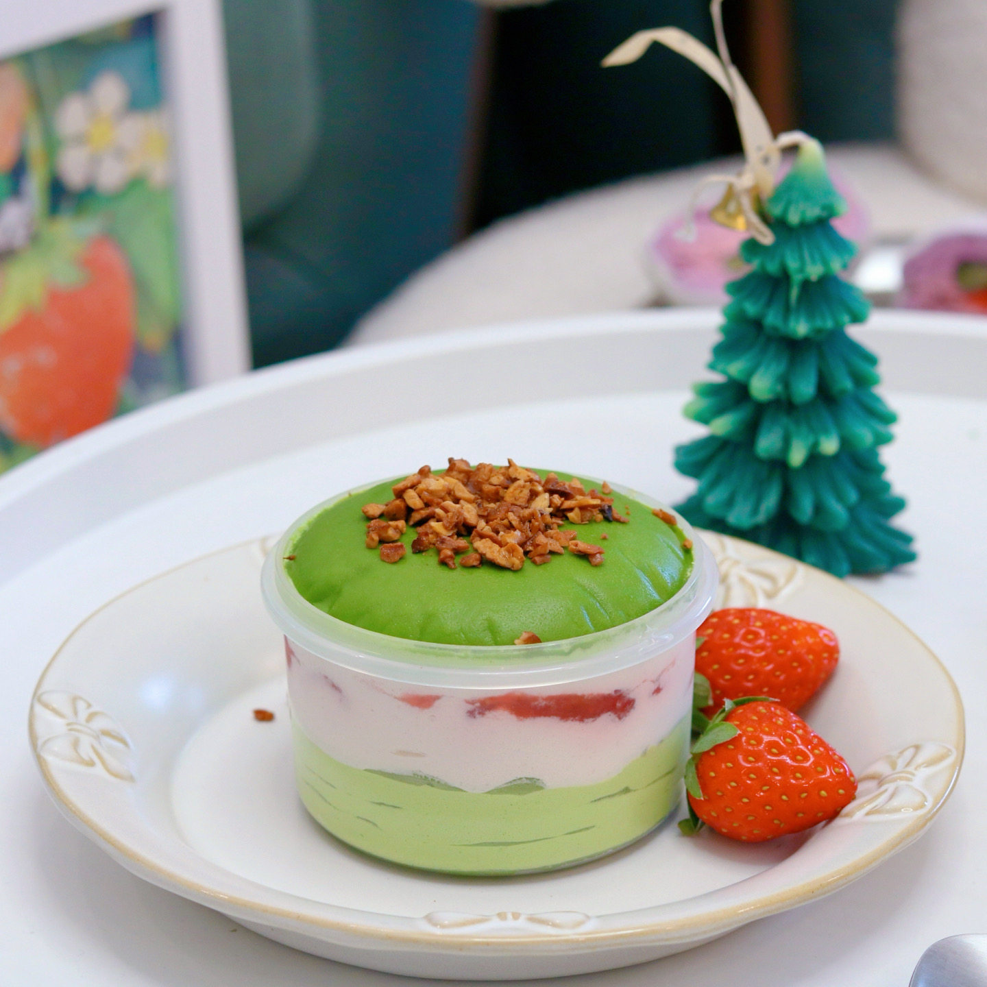 【悠悠小食光12/29新品】抹茶草莓千层 新鲜草莓 手工千层蛋糕,零食/坚果/特产,生日/节日蛋糕,淘宝优惠券,粉丝福利购,淘宝优惠卷