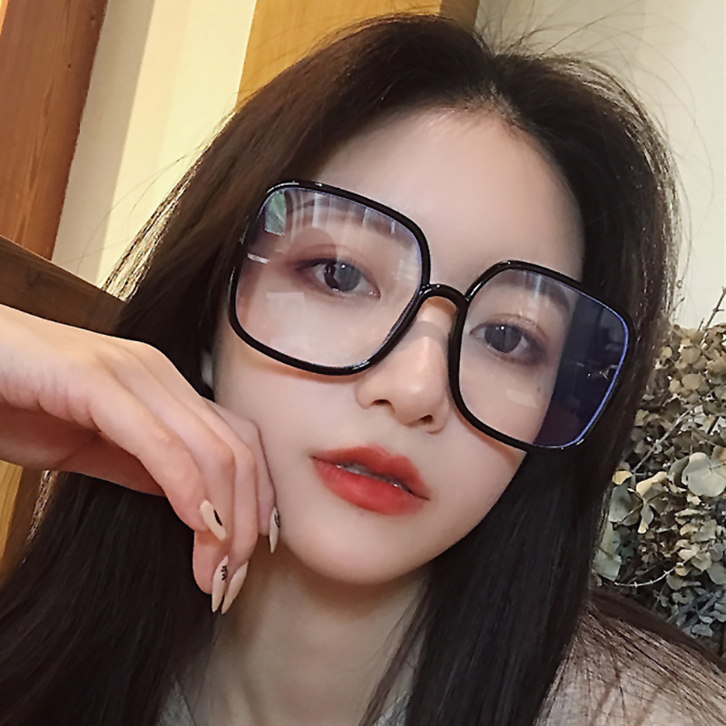 霍思燕同款大黑框文艺风街拍眼镜