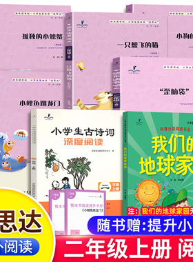 26春读思达整本书阅读二年级上下册小布头奇遇记发现数学迟到大王胡皮皮愿望的实现童年笔记愿你也有一支神笔古诗词深度阅读2年级
