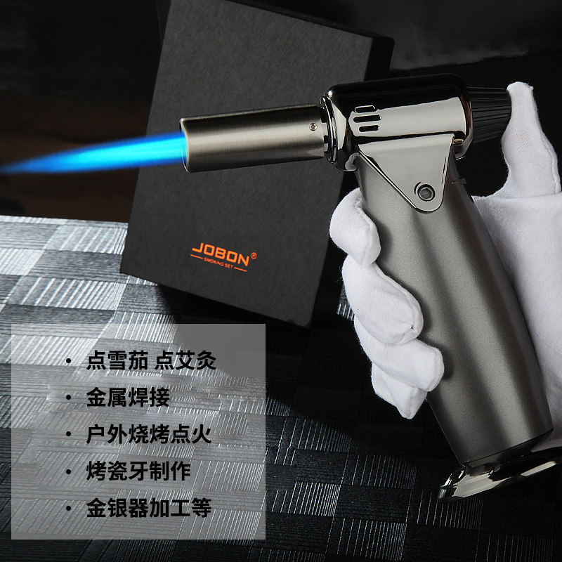 中邦金属防风充气打火机高温大火力喷火枪焊枪艾灸烹饪烧烤焊接