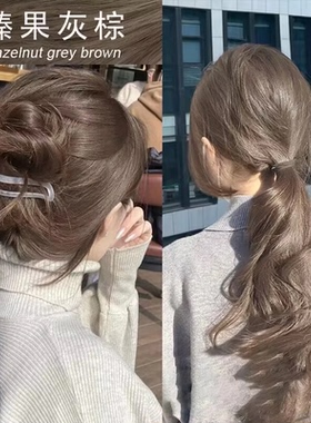 okcs染发膏榛果灰棕染发剂植物女亚麻棕天然纯正品十大品牌旗舰店