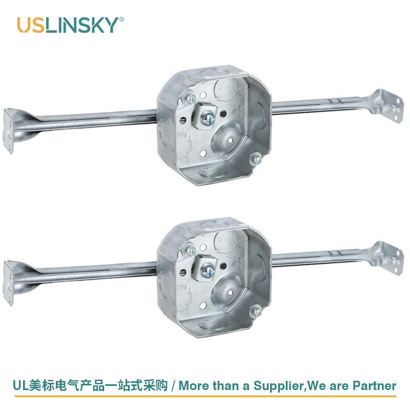 【新品直降】USLINSKY灵天美标金属接线盒UL认证可调节吊架LT925