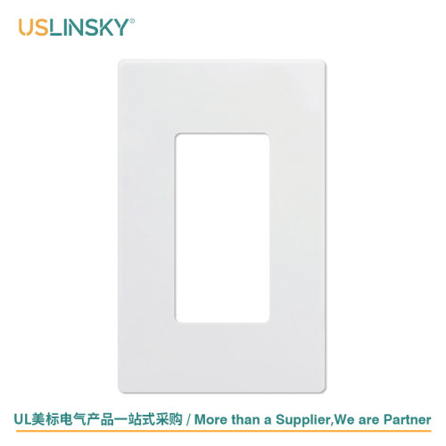 USLINSKY灵天美标ETL认证开关插座PC无螺丝面板WSL-01