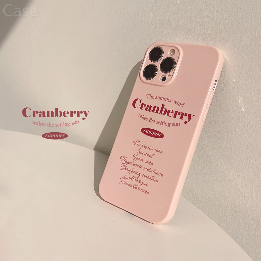 小众ins简约设计英文适用iphone17pro日韩风少女15max苹果16手机壳14防摔13软套亮面12全包12pro甜粉plus【价