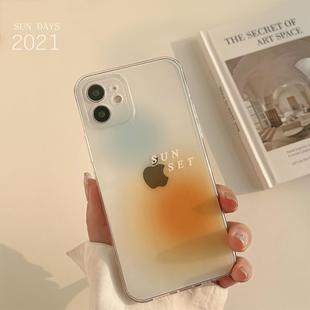 渐变晕染iPhone17手机壳16promax软套苹果13全包11适用12透明15软