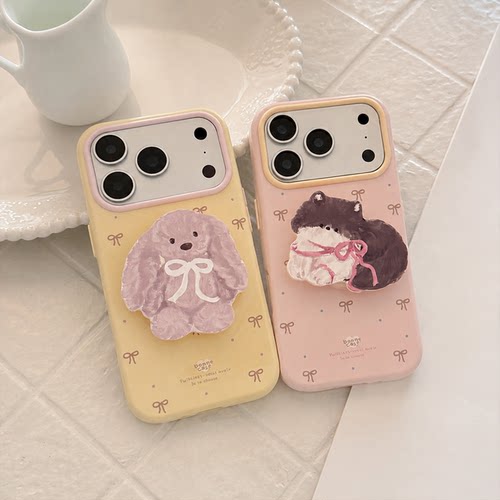 ins猫咪iPhone相机键防摔手机壳