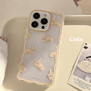 可爱卡通猫咪苹果15promax手机壳iphone16适用12防摔11代