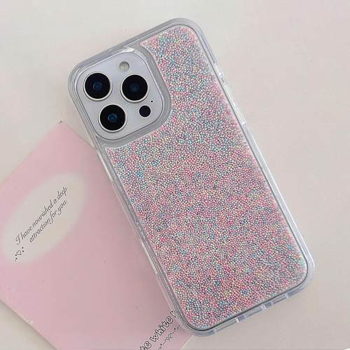 滴胶ins彩色小球适用16pro max苹果15手机壳iphone14防摔13硬套16