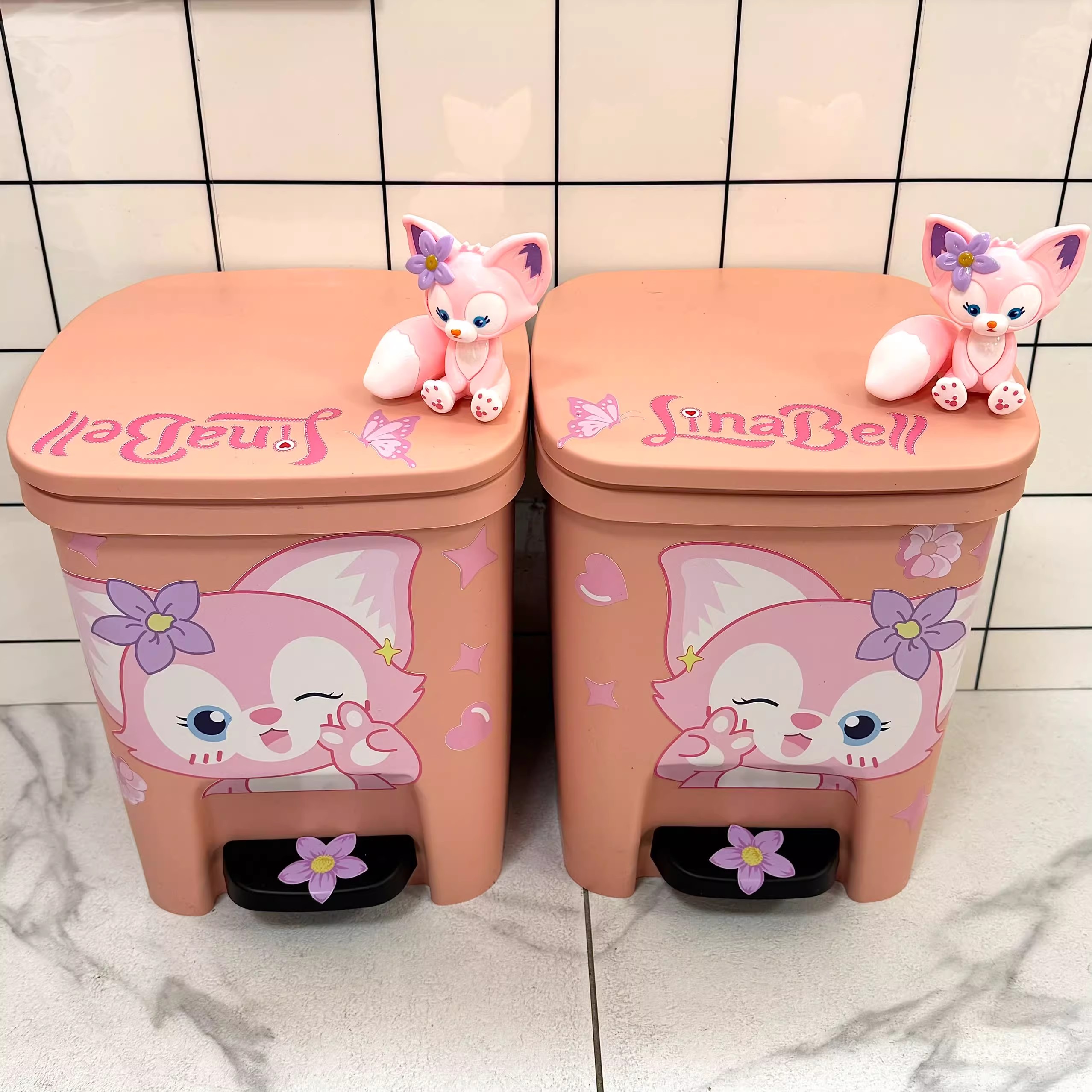 玲娜贝儿垃圾桶家用客厅2025新款