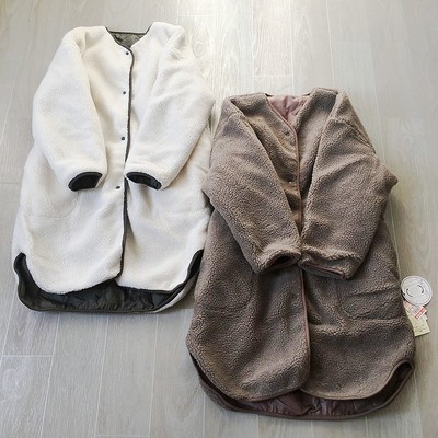 中长款休闲宽松直筒两面穿