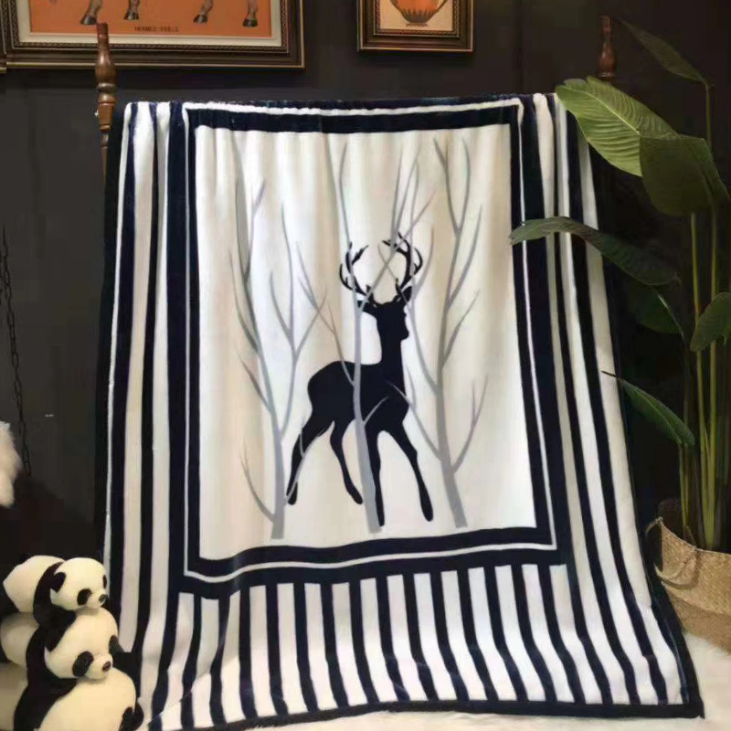 高端双层加厚毛毯被子学生宿舍铺床垫单人客厅沙发盖毯子春秋冬季