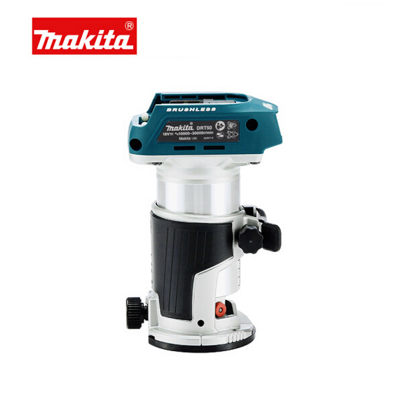Makita/牧田充电式修边机DRT50Z工作灯18V无刷锂电池可调速多功能