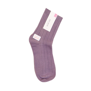 袜子女中筒袜秋冬纯色棉质女士长筒女袜月子吸汗女款棉袜新款冬季