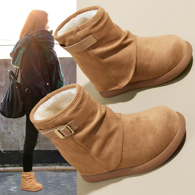 内增高雪地靴女2025新款冬季