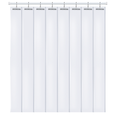 免打孔空调隔风门帘折叠滑道百叶