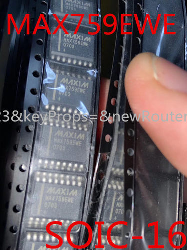 MAX759CWE 贴片宽体SOIC-16 DC/DC开关稳压器 全新原装正品