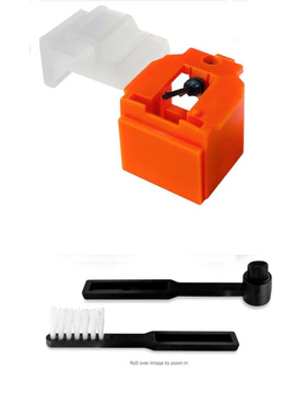 替换铁三唱头唱针爱华AN11 ALE33 ATN3600 ATN91唱针黑白刷子