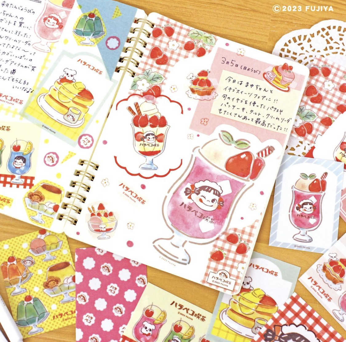 现货 日本不二家牛奶妹和风咖啡馆限定古川纸工手账贴纸信封套组,模玩/动漫/周边/娃圈三坑/桌游,文化/体育周边,淘宝优惠券,粉丝福利购,淘宝优惠卷