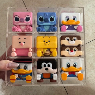 泡泡玛特迪士尼POP CUBE系列收纳盒迪士尼皮克斯POP CUBE展示架