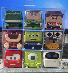 泡泡玛特收纳盒迪士尼皮克斯POP CUBE展示泡泡玛特哈利波特收纳盒