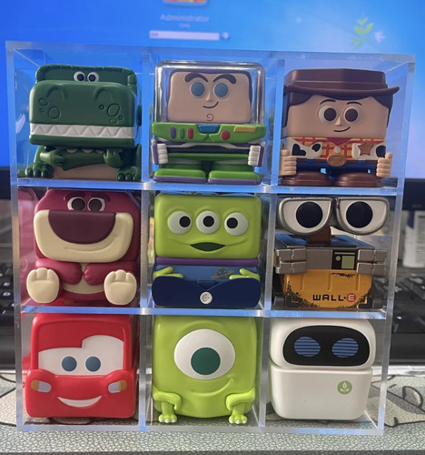 泡泡玛特收纳盒迪士尼皮克斯POP CUBE展示泡泡玛特哈利波特收纳盒