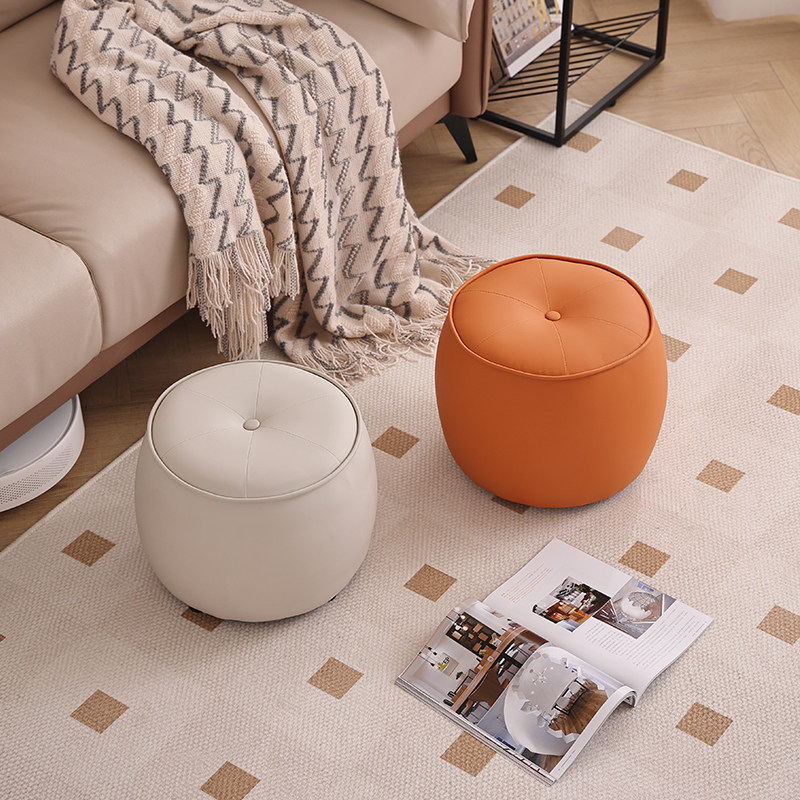 小凳子家用矮凳圆凳皮凳客厅板凳茶几凳简约沙发凳门口换鞋凳脚凳,住宅家具,矮凳,淘宝优惠券,粉丝福利购,淘宝优惠卷